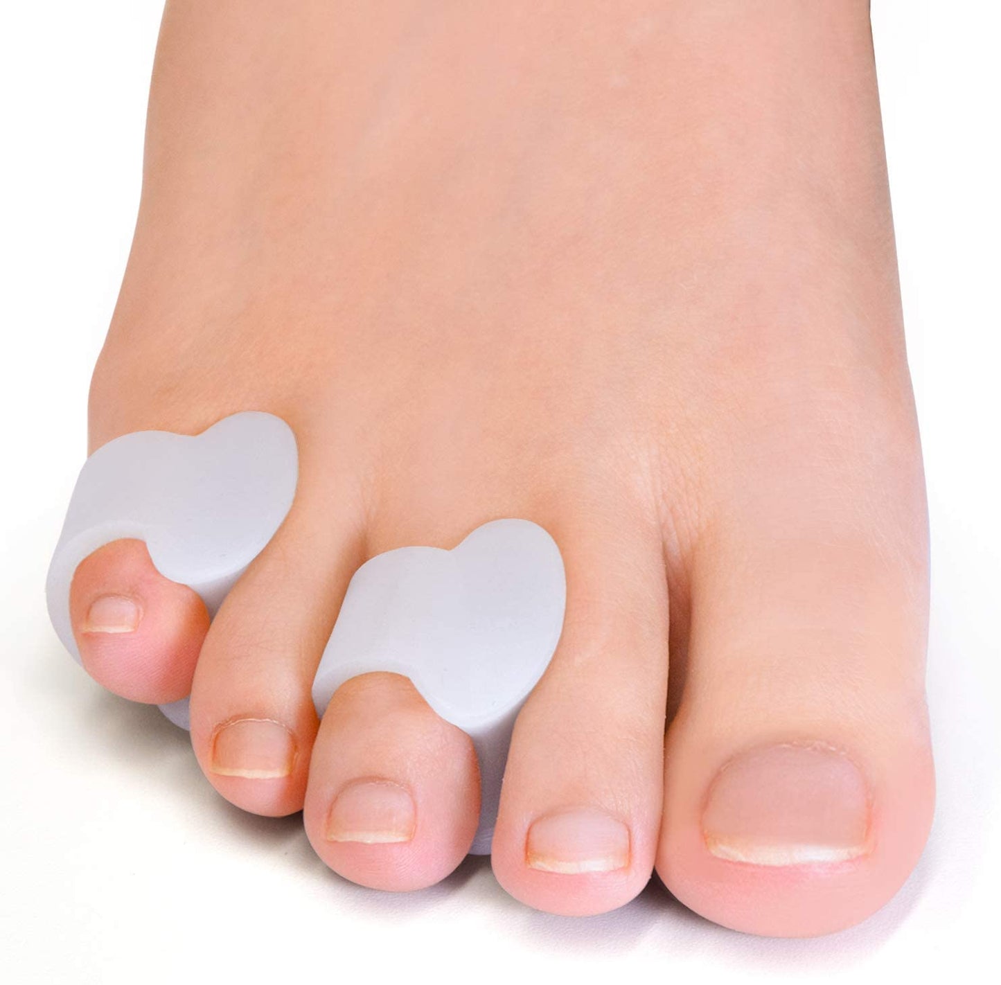 Gel Toe Separator, Pinky Toe Spacers, Little Toe Cushions for Preventing Rubbing & Relieve Pressure (Pack of 12)