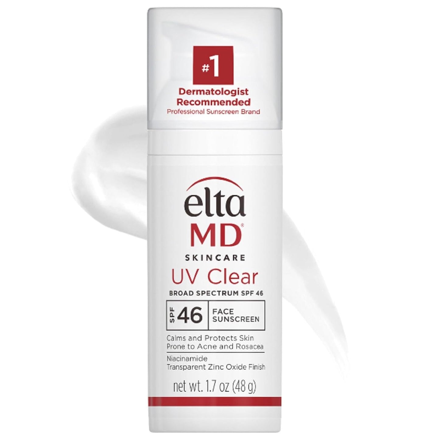 UV Clear Face Sunscreen, Oil Free Sunscreen with Zinc Oxide, Dermatologist Recommended Sunscreen