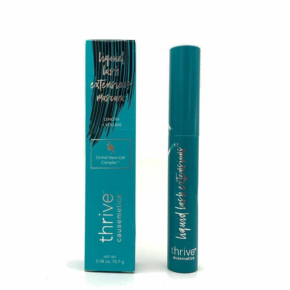 Thrive Mascara Liquid Lash Extensions Mascara-Brynn Thick and Slender, (Rich Black 10.7G/0.38 OZ）