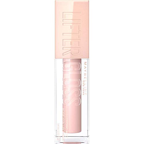 Lifter Gloss, Hydrating Lip Gloss with Hyaluronic Acid, Ice, Pink Neutral, 0.18 Ounce