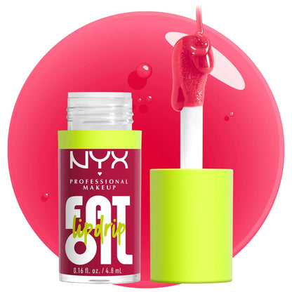 Fat Oil Lip Drip, Moisturizing, Shiny and Vegan Tinted Lip Gloss - Missed Call (Sheer Pink)