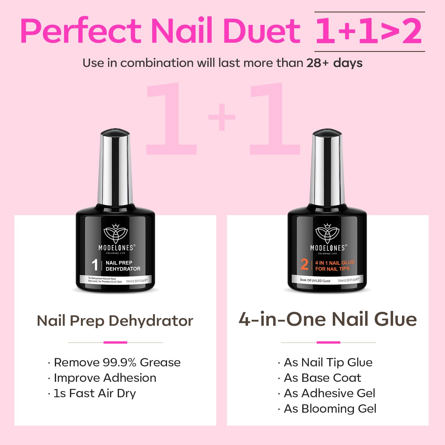 Gel X Nail Kit, Nail Tips and Glue Gel Kit with 4-In-One Nail Glue Gel, 500Pcs Long Coffin Nail, Nail Dehydrator, Ultra-Portable LED Nail Lamp, Gel Nail Extension Kit Salon Gifts for Women