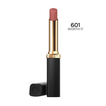 L’Oréal Paris Colour Riche Intense Volume Matte Lipstick, Lip Makeup Infused with Hyaluronic Acid for up to 16HR Wear, Worth It, 0.06 Oz