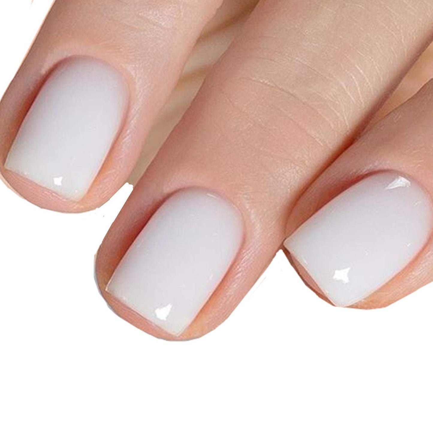 MEMEDA Gel Nail Polish, Milky White Nude Gel Polish, 0.27 fl oz