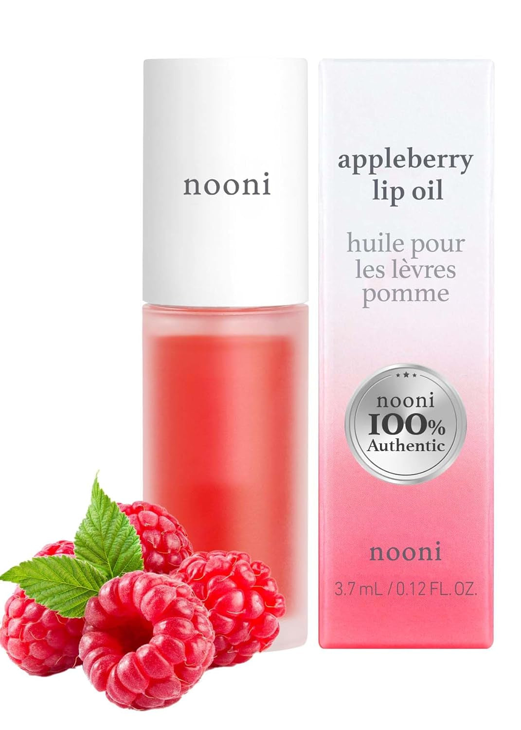 Korean Lip Oil - Appleberry | Lip Stain, Gift, Long-Lasting, Moisturizing, Plumping, Revitalizing for Dry Lips, Waterproof, No Peel Off, Korean Lip Tint, Vegan, 0.12 Fl Oz