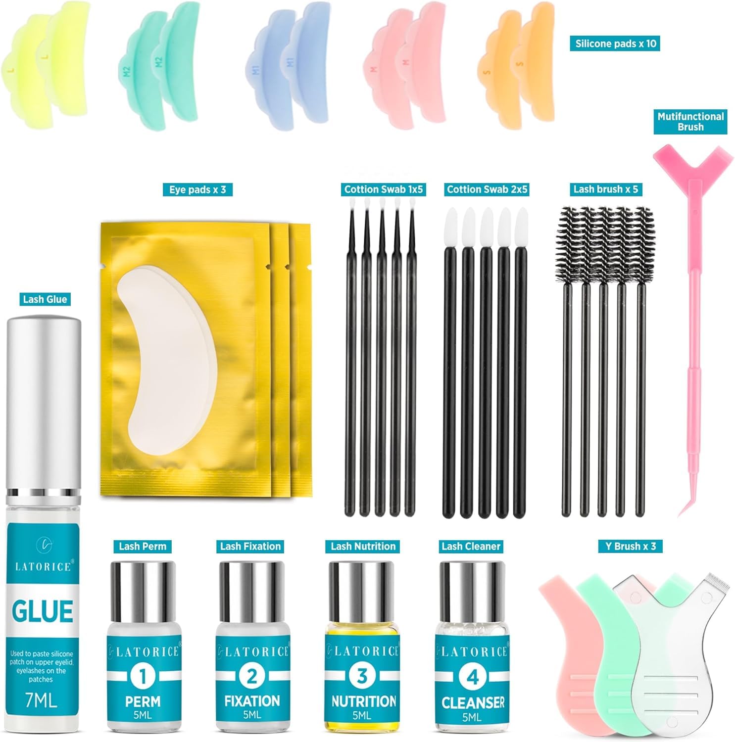 Lash Lift Kit for Eyelash Lamination: Natural Lash Curling & Lifting - Salon Quality at Home