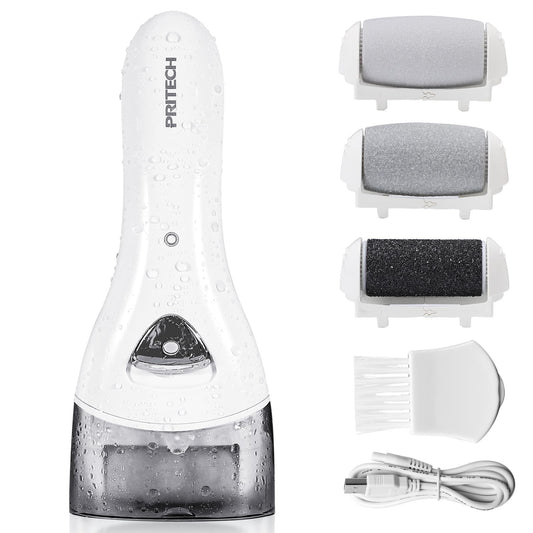 Electric Feet Callus Removers Rechargeable,Portable Electronic Foot File Pedicure Tools, Electric Callus Remover Kit,Professional Pedi Feet Care Perfect for Dead,Hard Cracked Dry Skin Ideal Gift