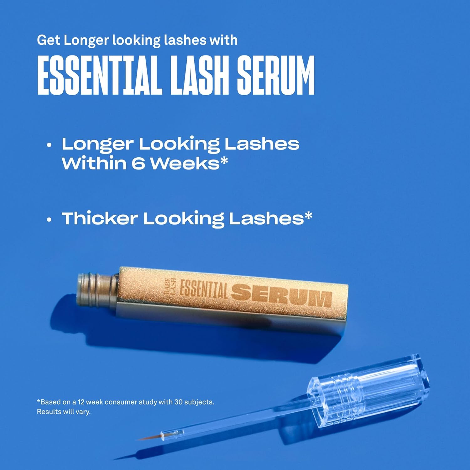 Eyelash Serum - Fuller & Longer Looking Eyelashes, Advanced Lash Enhancing Treatment for Natural Lashes, Extensions & Eyebrows, Vegan & Cruelty-Free