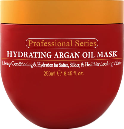 Arvazallia Hydrating Argan Oil Hair Mask and Deep Conditioner for Dry or Damaged Hair - 8.45 Oz