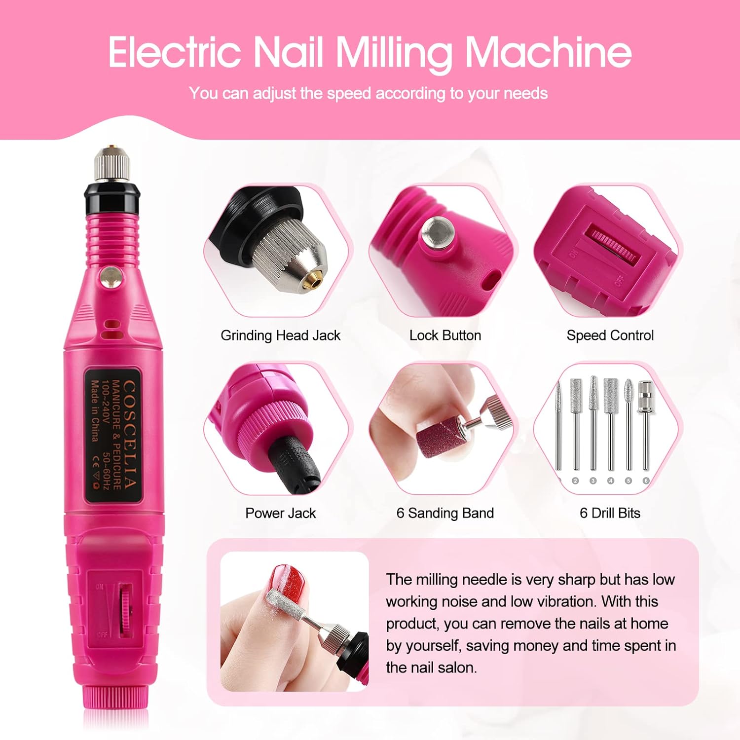 Acrylic Nail Kit with Everything for Beginner with Drill and U V Light Professional Nails Kit Acrylic Set 12Pcs Decoration Powder Nail Art Starter Kit Mother'S Day Gifts for Women Mom DIY