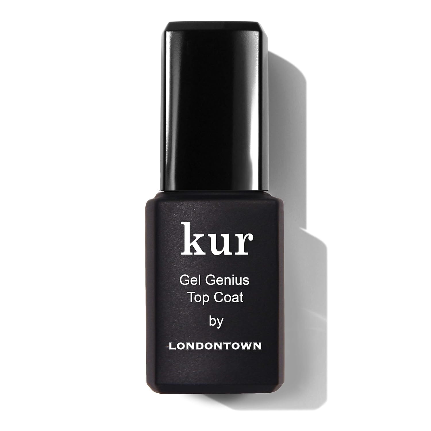 Kur Gel Genius Quick Dry Top Coat, Vegan, Cruelty & Paraben Free, Clear, 0.4 Fl Oz, Packaging May Vary