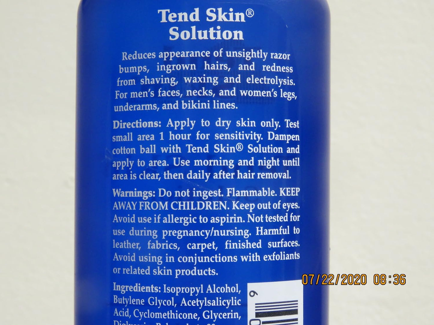 the Skin Care Solution for Unsightly Razor Bumps, Ingrown Hair and Razor Burns, 8 Fl Oz Bottle