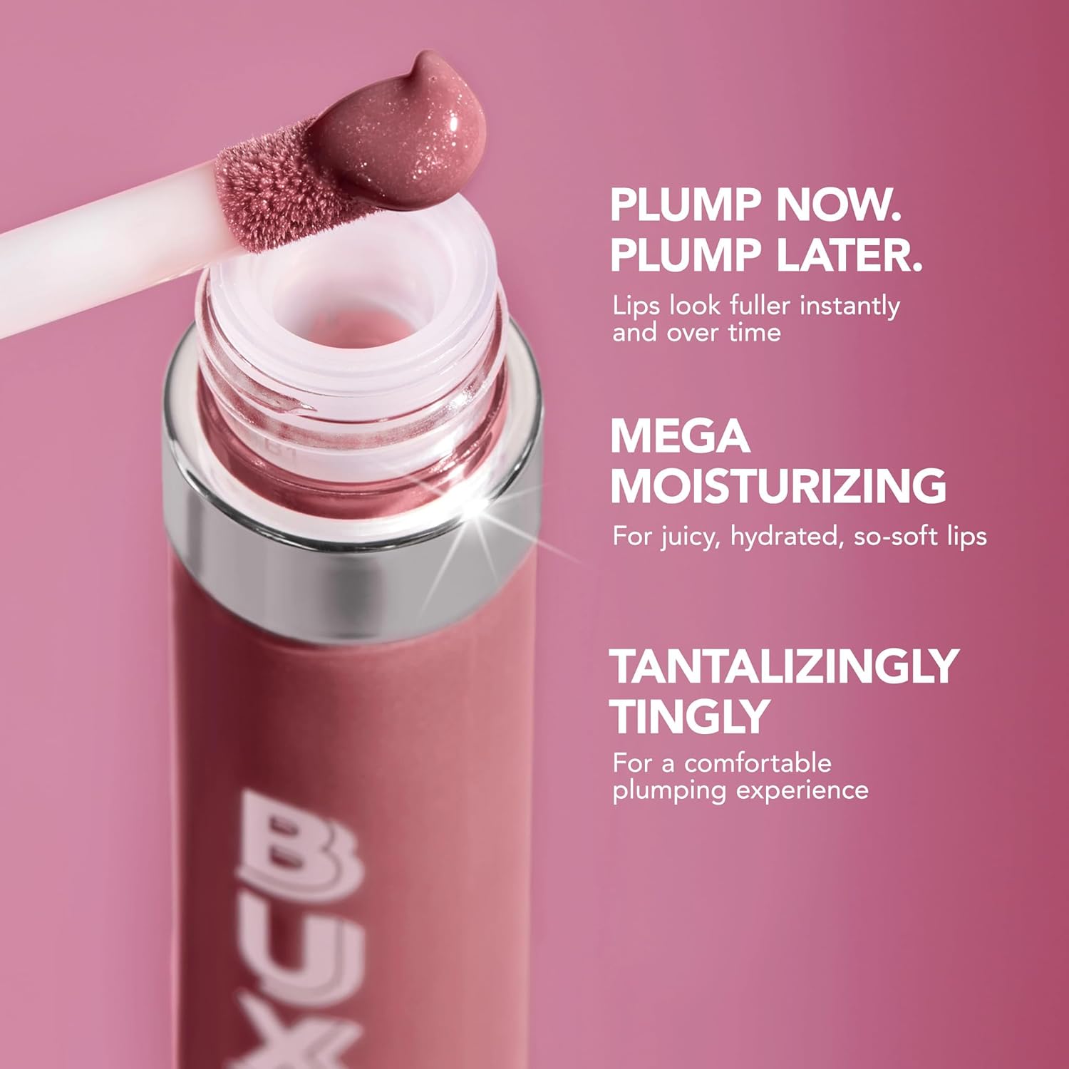 Full-On Plumping Lip Polish, Tinted Lip Plumper Gloss, Plumping Formula with Peptides & Vitamin E, Moisturizing Lip Plumping Gloss