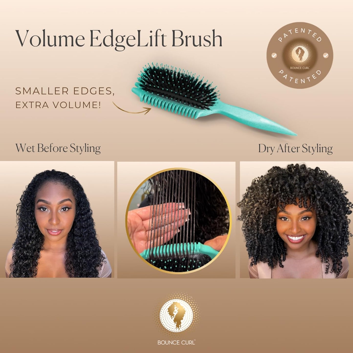 Volume Edgelift Brush (Teal) (Original)