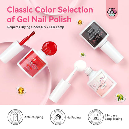 SAVILAND Acrylic Nail Kit with Drill: Professional Nail Kit Acrylic Set for Beginners with Everything Acrylic Powder Gel Nail Polish Nail Decoration U V Nail Light Gift Home Salon