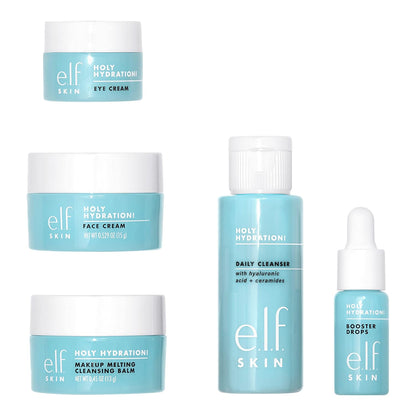 SKIN Hydrated Ever after Skincare Mini Kit, Cleanser, Makeup Remover, Moisturiser & Eye Cream for Hydrating Skin, Airplane-Friendly Sizes