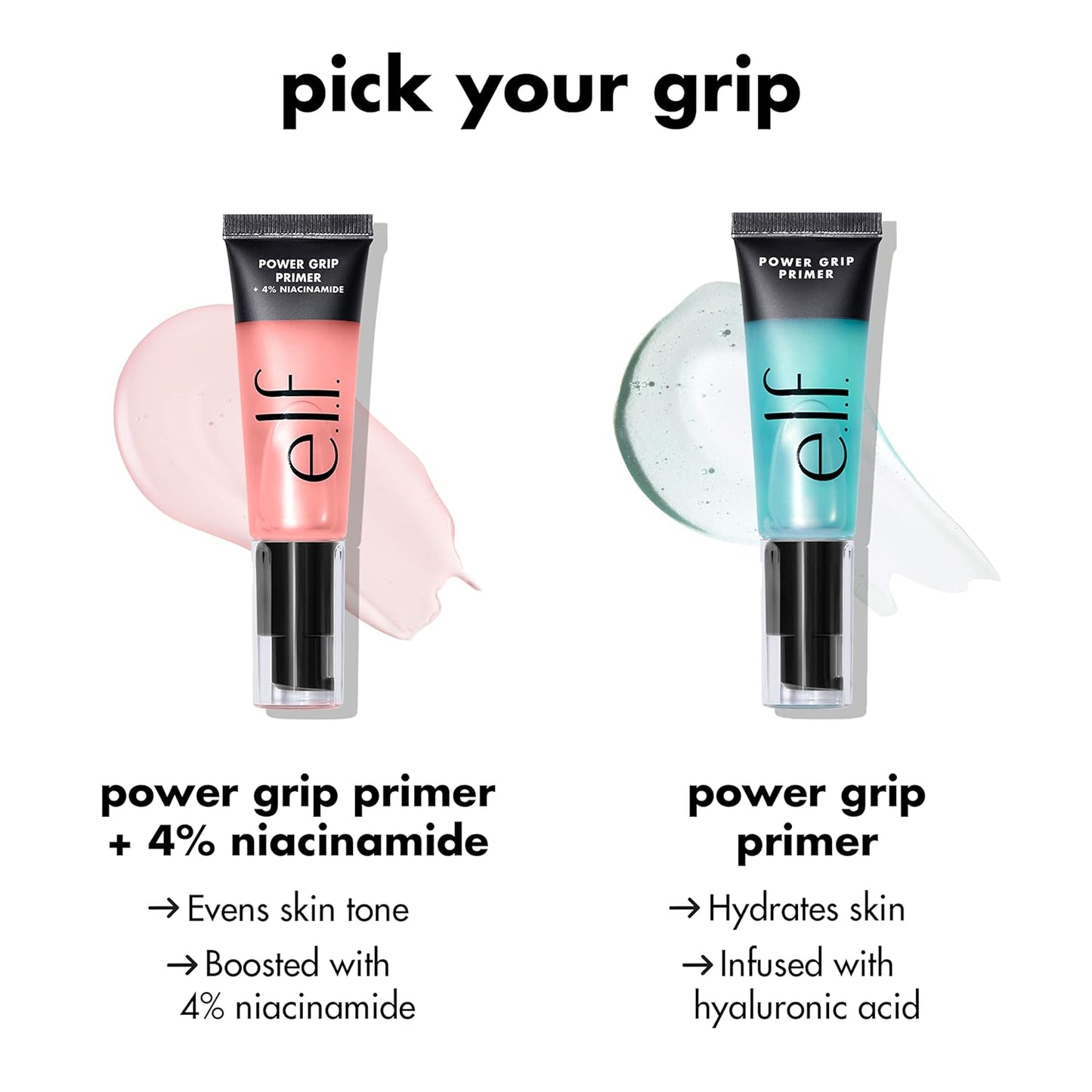 Power Grip Primer, Gel-Based & Hydrating Face Primer for Smoothing Skin & Gripping Makeup, Moisturizes & Primes, 0.811 Fl Oz (24 Ml)