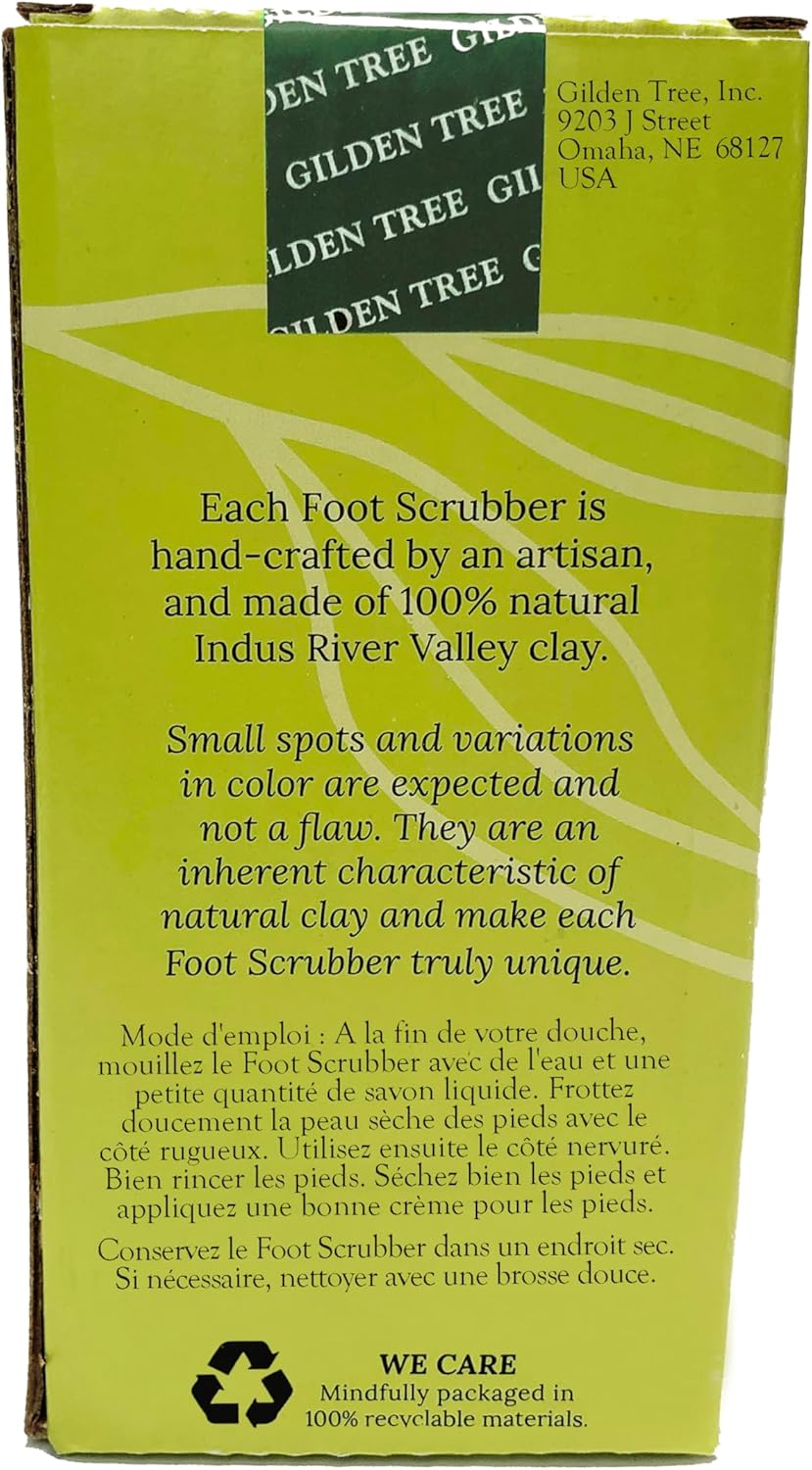 Pumice Stone for Feet Lasts 5+ Years Foot Exfoliator Scrubber Callus Remover Made of Natural Terra-Cotta