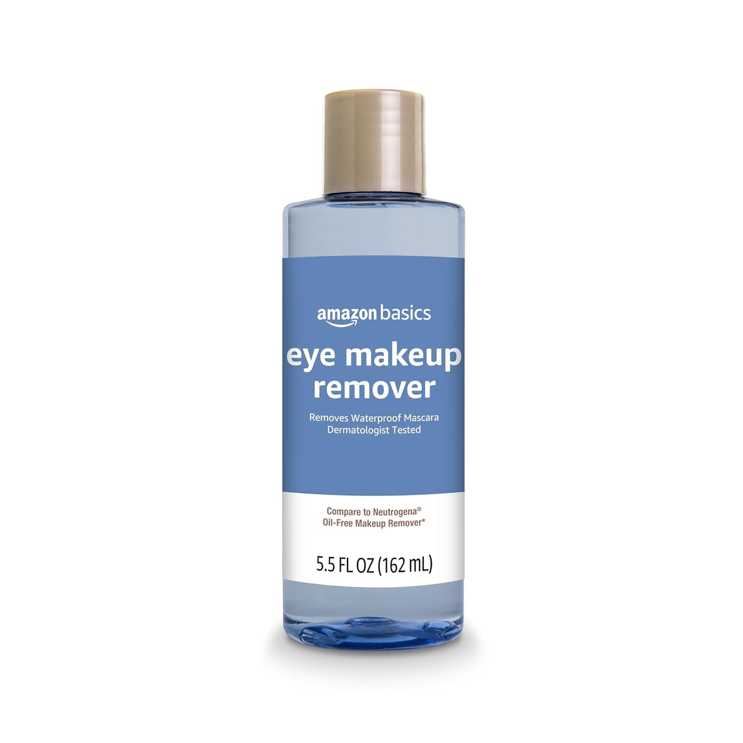 Eye Makeup Remover, Removes Waterproof Mascara, Dermatologist Tested, Fragrance Free, 5.5 Fl Oz (Pack of 1)