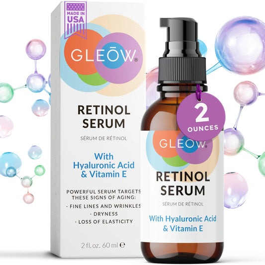 Retinol Serum for Face with Hyaluronic Acid Face Serum for Women, Hydrating Night Serum for Face, Retinol for Face Serum 2oz