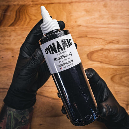 Black Ink 8Oz Bottle