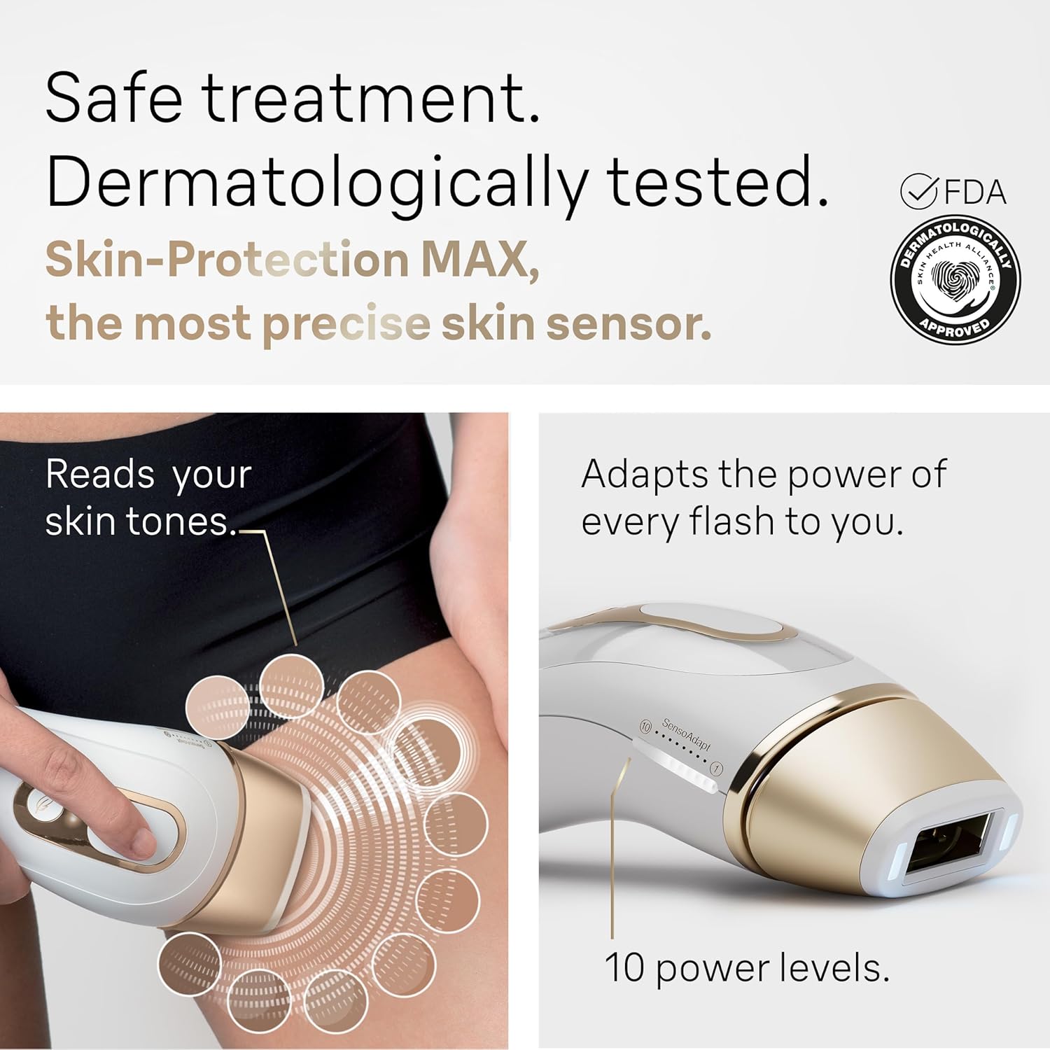 IPL Long-Lasting Laser Hair Removal Device for Women & Men, Silk Expert Pro5 PL5157, Safe & Virtually Painless Alternative to Salon Laser Hair Removal, Full Body, with Venus Razor & Luxury Case