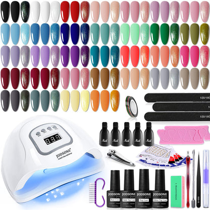 Gel Nail Polish Kit with U V Light 32 Colors Gel Polish Nail Kit