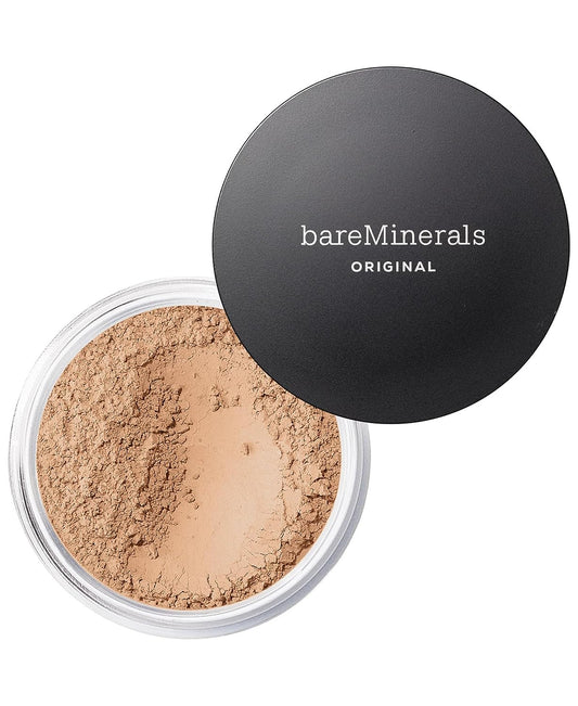 Original Loose Powder Foundation SPF 15, Lightweight Mineral Loose Powder Foundation Makeup, Buildable Coverage, Talc Free, Vegan