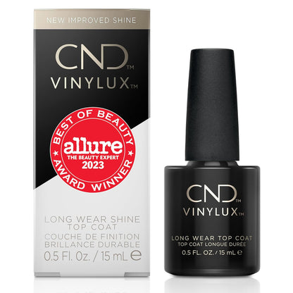 CND Top Coat Longwear Nail Polish by CND, Gel-Like Shine & Chip Resistant, High Gloss, 0.5 Fl Oz